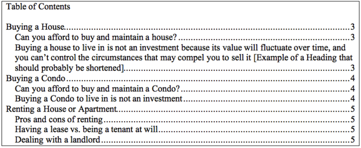 TOC Example